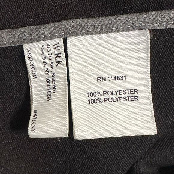 WRK Bomber Jacket Full Zip Mens Size 2XL Black Work Rest Karma XXL - Picture 6 of 9